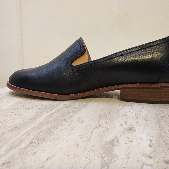 Earth Womens Edna Round Toe C Black Leather 7.5W - A046 - Picture 5 of 10